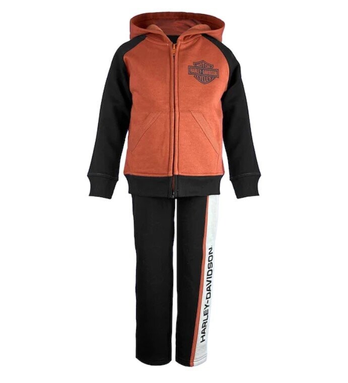 Harley-Davidson Boy's Fleece Hooded Jog Set