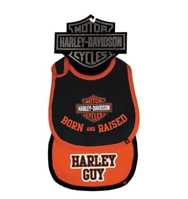 Harley-Davidson Boy's Lätzchen Set