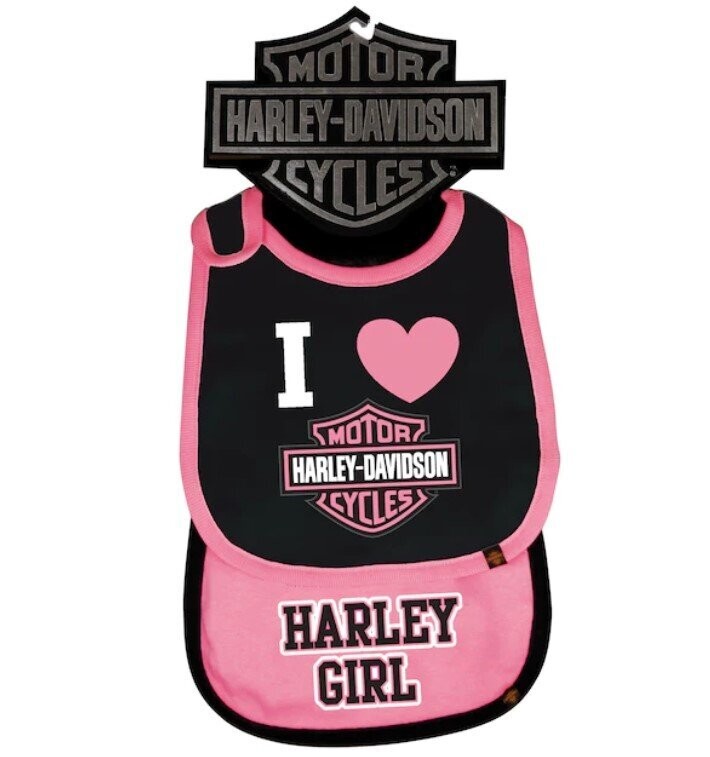 Harley-Davidson Girl's Lätzchen Set
