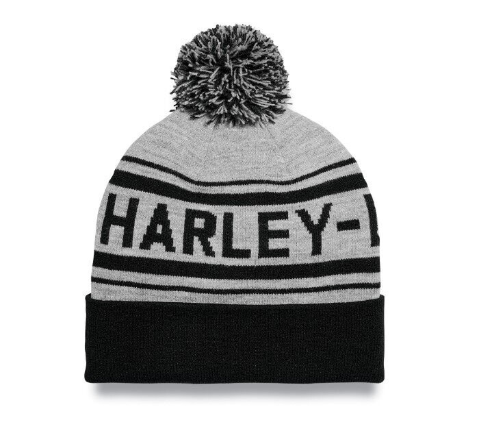 Harley-Davidson Herren Celebration Beanie Light Grey