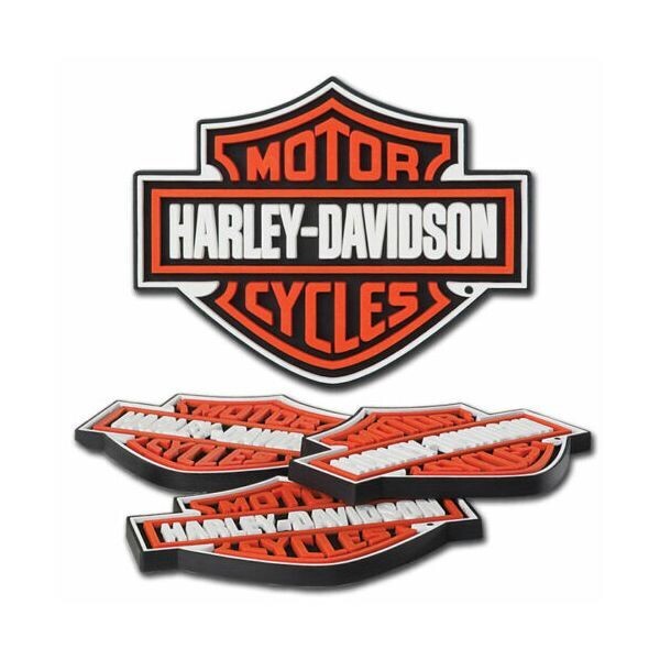 Harley-Davidson Untersetzer "Bar & Shield Rubber Coaster Set"