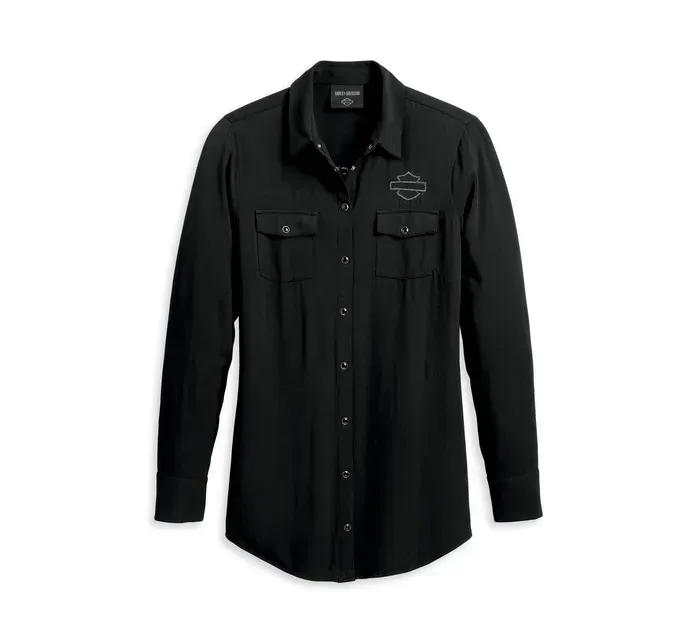 Harley-Davidson Damen Bluse "Iron Bond" Black