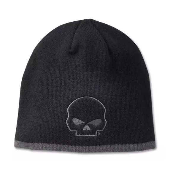 Harley-Davidson Herren Beanie Willie G Skull Black