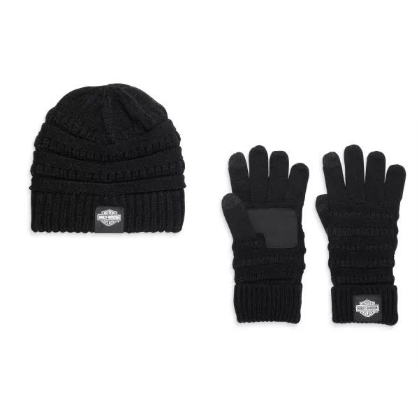 Harley-Davidson Damen Open Road Knit Hat für Damen - Black