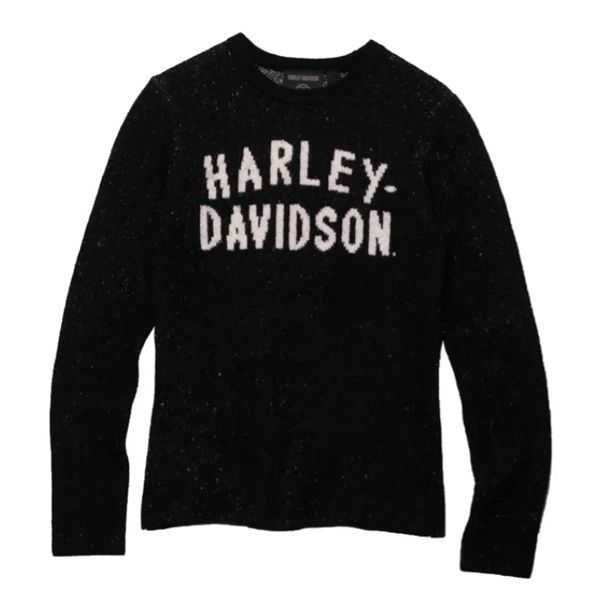 Harley-Davidson Damen Pullover "Midwest Intarsia" Schwarz