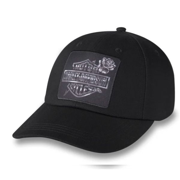 Harley-Davidson Damen Cap "Bar & Shield Ponytail" Black