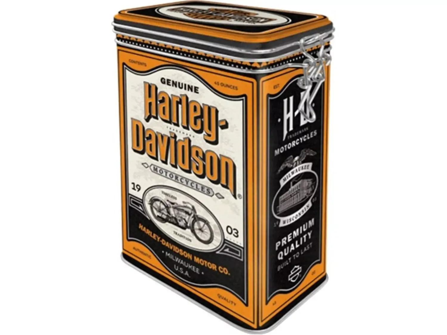 Harley-Davidson Nostalgic Clip Top Box