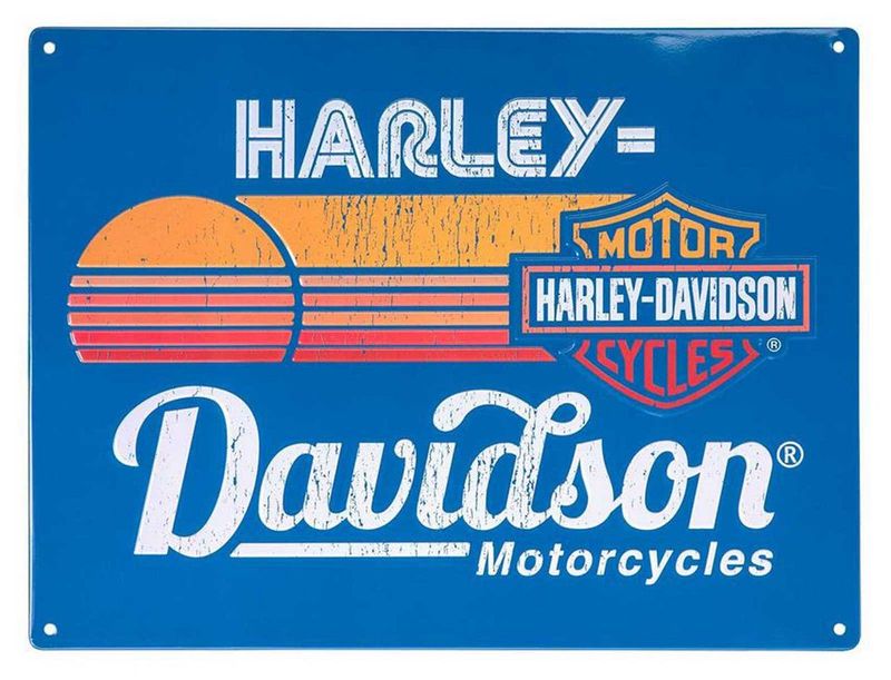 Harley-Davidson Bar & Shield Sunset Logo Sign