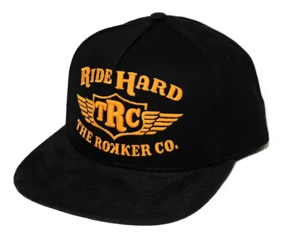 Rokker Ride Hard Snapback Black
