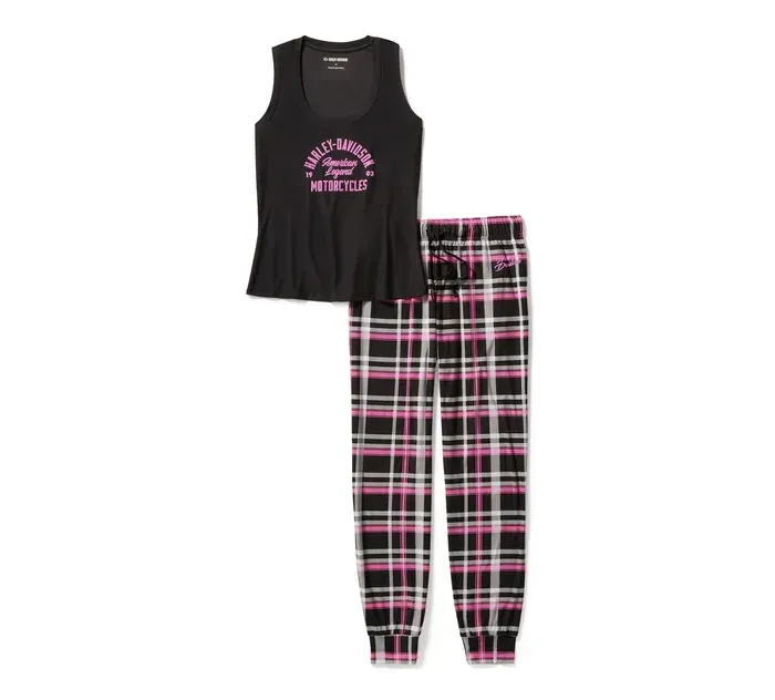 Harley-Davidson Harley Black Damen-Pyjama
