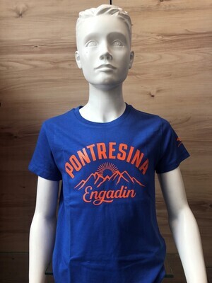 Pontresina T-Shirt Kids - Royal Blue