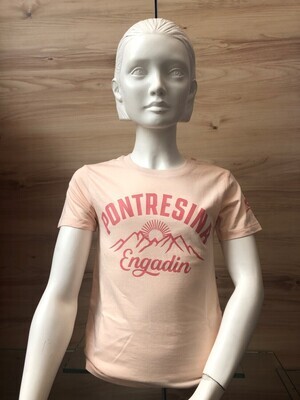 Pontresina T-Shirt Kids - Creamy Pink