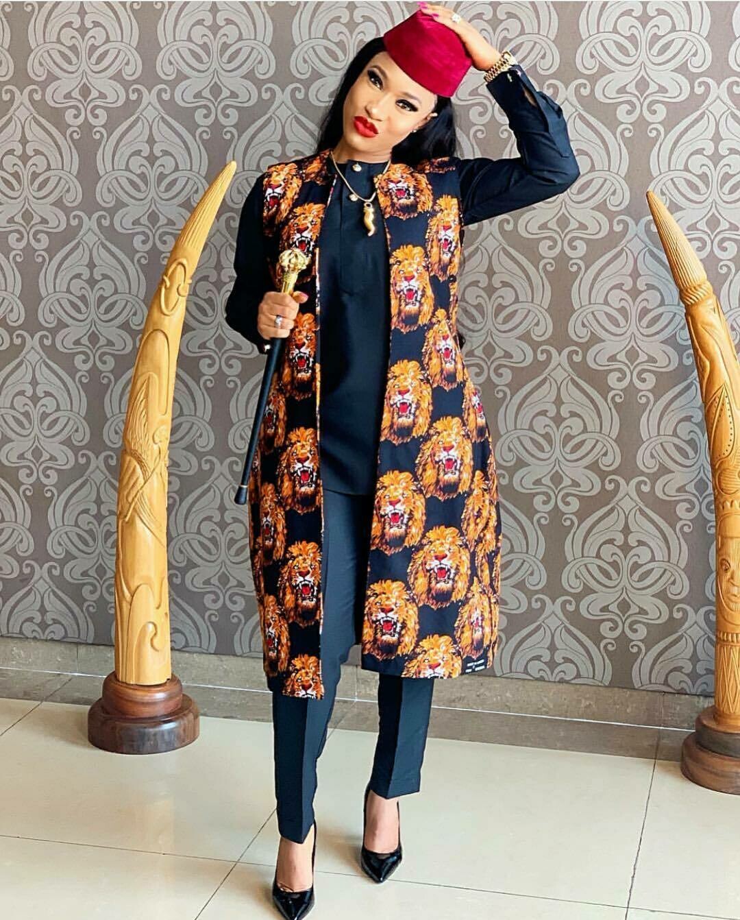 Original Igbo Isi Agu Attire