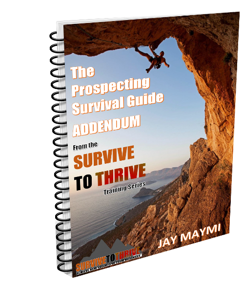 THE PROSPECTING SURVIVAL GUIDE BOOTCAMP WEBINAR#1 ADDENDUM (DOWNLOAD) THE PROSPECTING SURVIVAL GUIDE BOOTCAMP WEBINAR#1 ADDENDUM (DOWNLOAD)