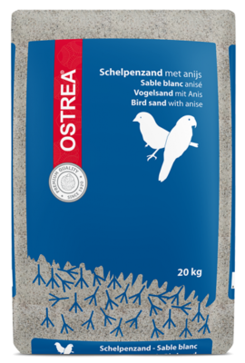 Ostrea Bird Sand White with Aniseed 20kg