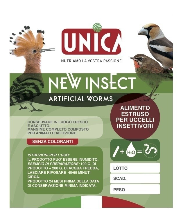 Unica: Artificial Worms, Pinkie Substitute 1KG