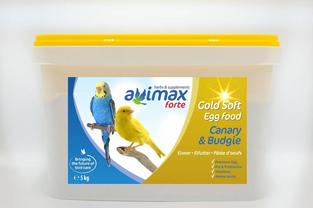 AviMax Forte Gold Soft Moist Canary & Budgie Premium Eggfood 5KG