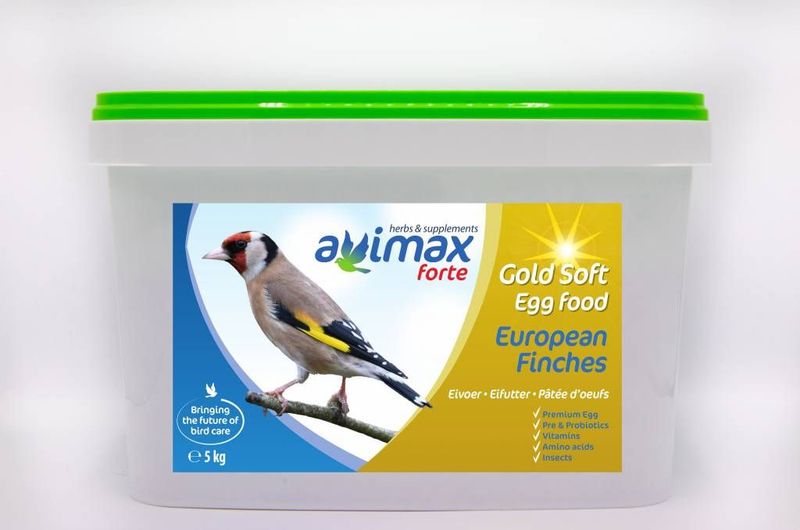 AviMax Forte Gold Soft Moist European Finches Premium Eggfood 5KG