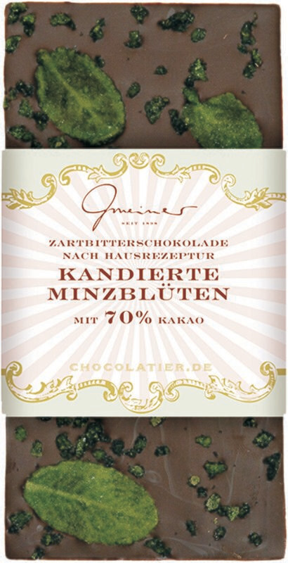 Kandierte Minzblüten