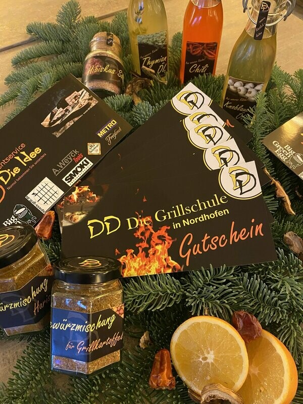 Geschenk-Gutschein Grillkurs