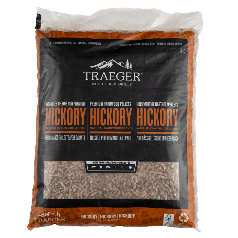 TRAEGER HICKORY BBQ HOLZPELLETS TRAEGER HICKORY BBQ HOLZPELLETS