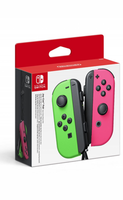 Nintendo Switch Neon Green Joy-Con (L) and Neon Pink Joy-Con (R) Controller Pair