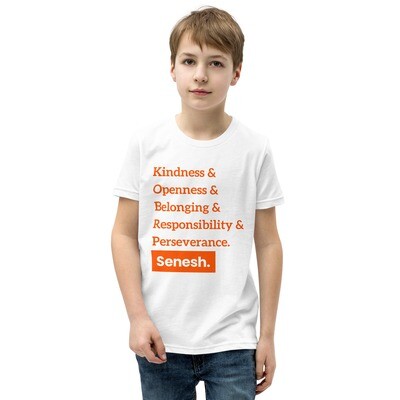Youth Senesh Values (English) T-Shirt