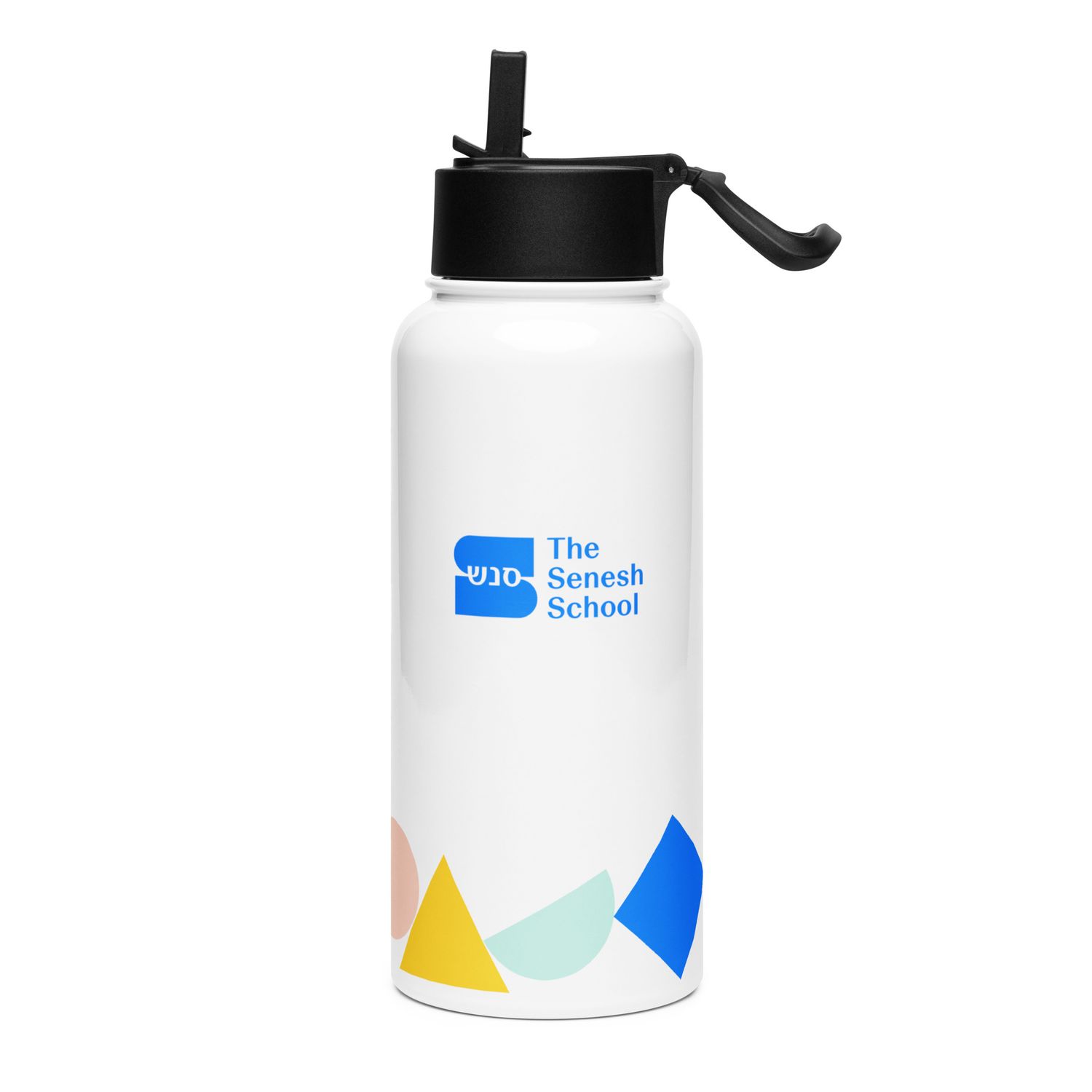 Senesh Stainless steel water bottle with a straw lid
