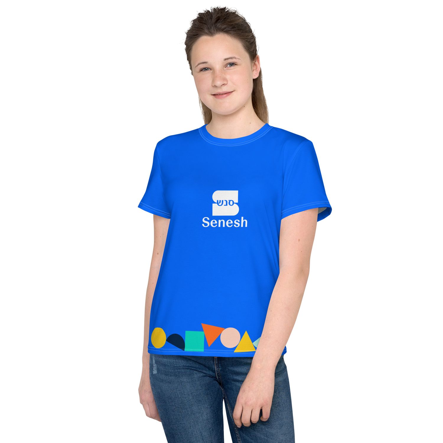 Senesh Shapes Youth crew neck t-shirt