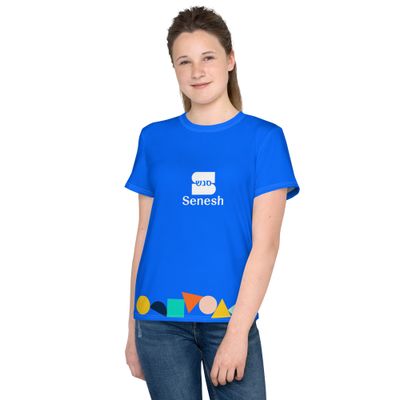 Senesh Shapes Youth crew neck t-shirt