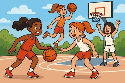 FRIDAYS 5-8 Girls Basketball Clinic with Coach Nick Merone