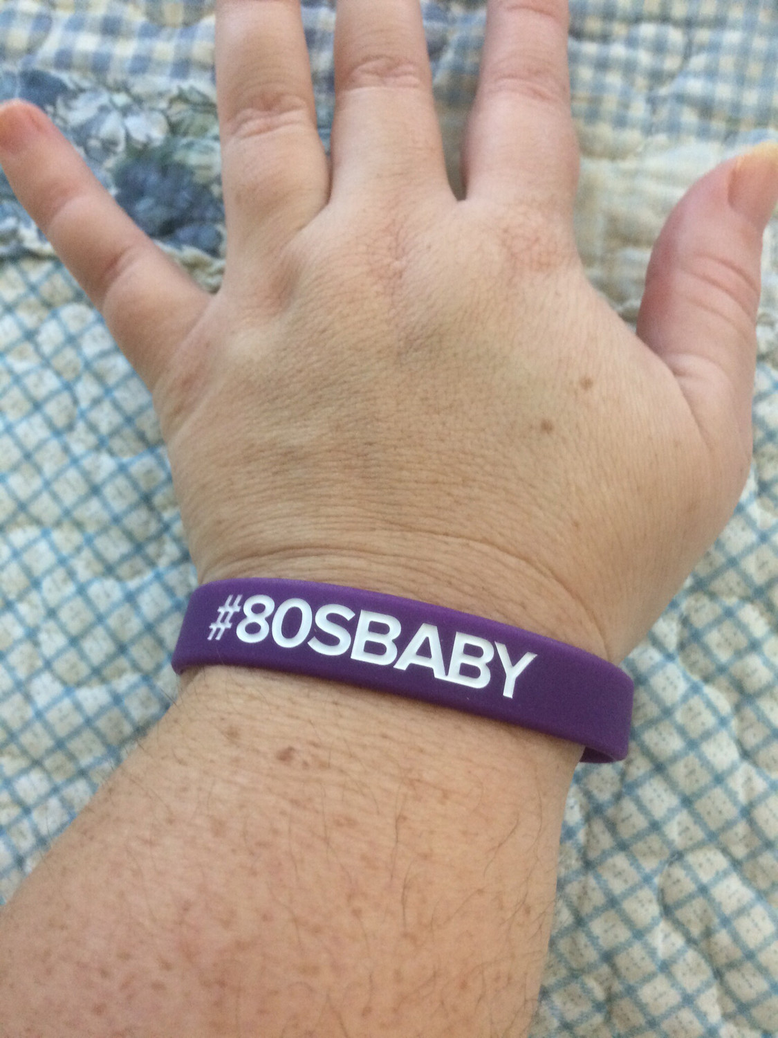 #80SBABY Wristbands In Purple Colour