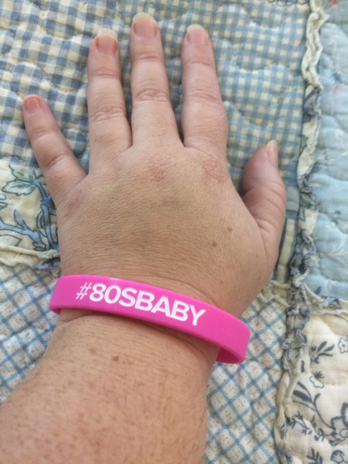 #80SBABY Wristbands In Pink Colour
