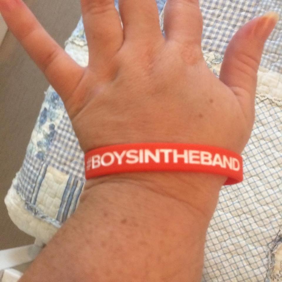 #BOYSINTHEBAND Wristbands Red Colour