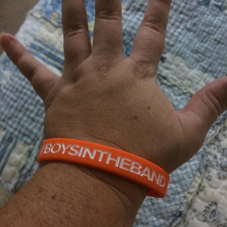 #BOYSINTHEBAND Wristbands Orange Colour
