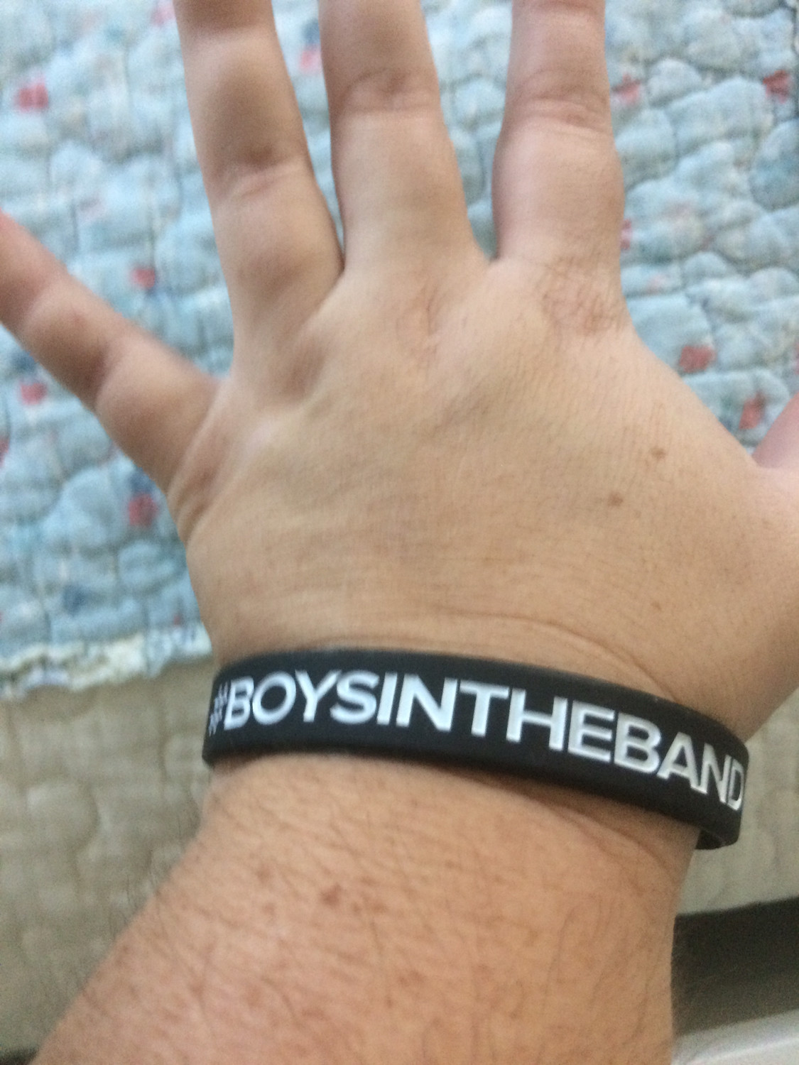 #BOYSINTHEBAND Wristbands In Black Colour