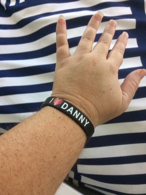 I ❤️ DANNY Wristbands 