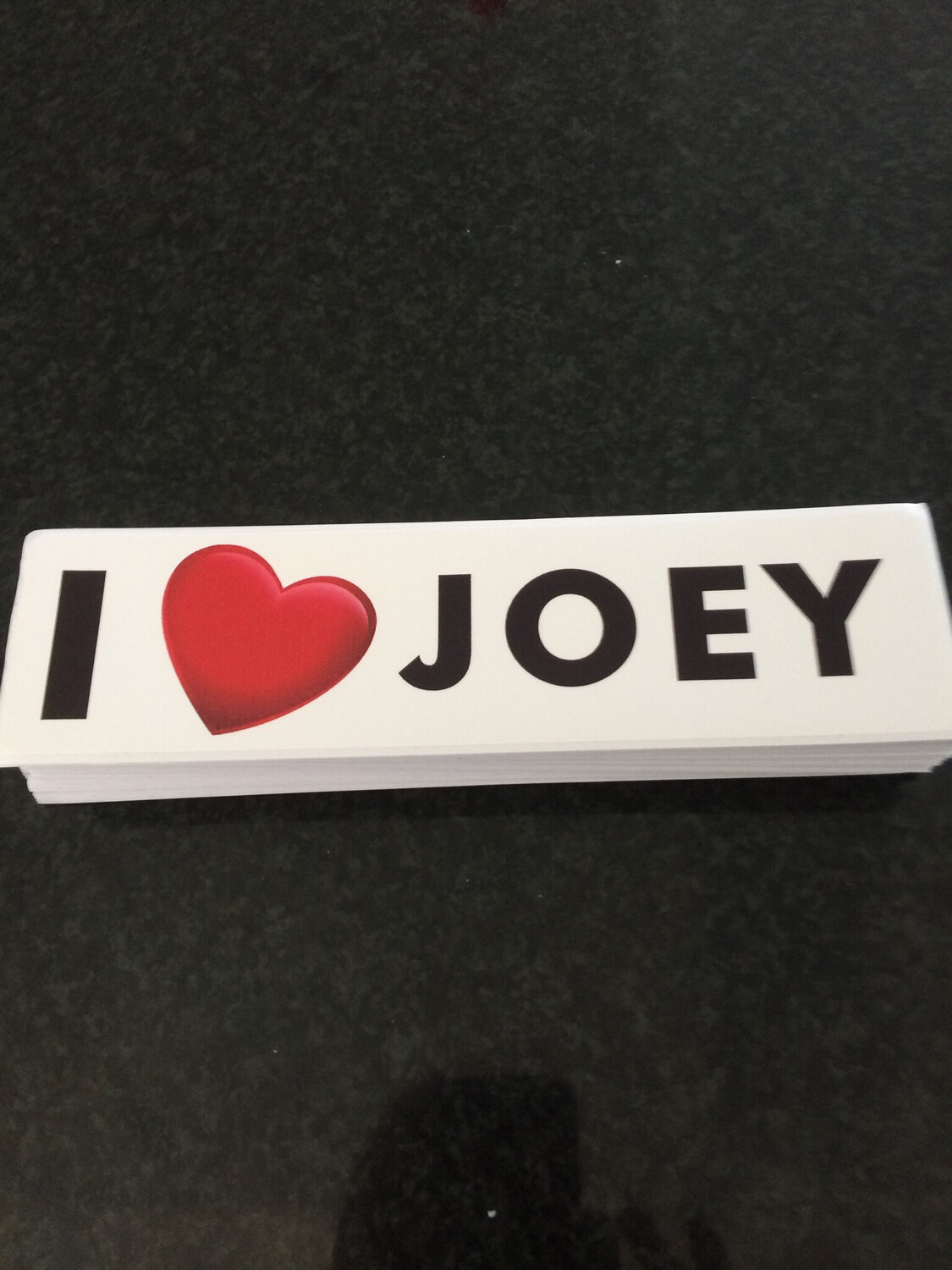 I ❤️ JOEY Bumper Stickers
