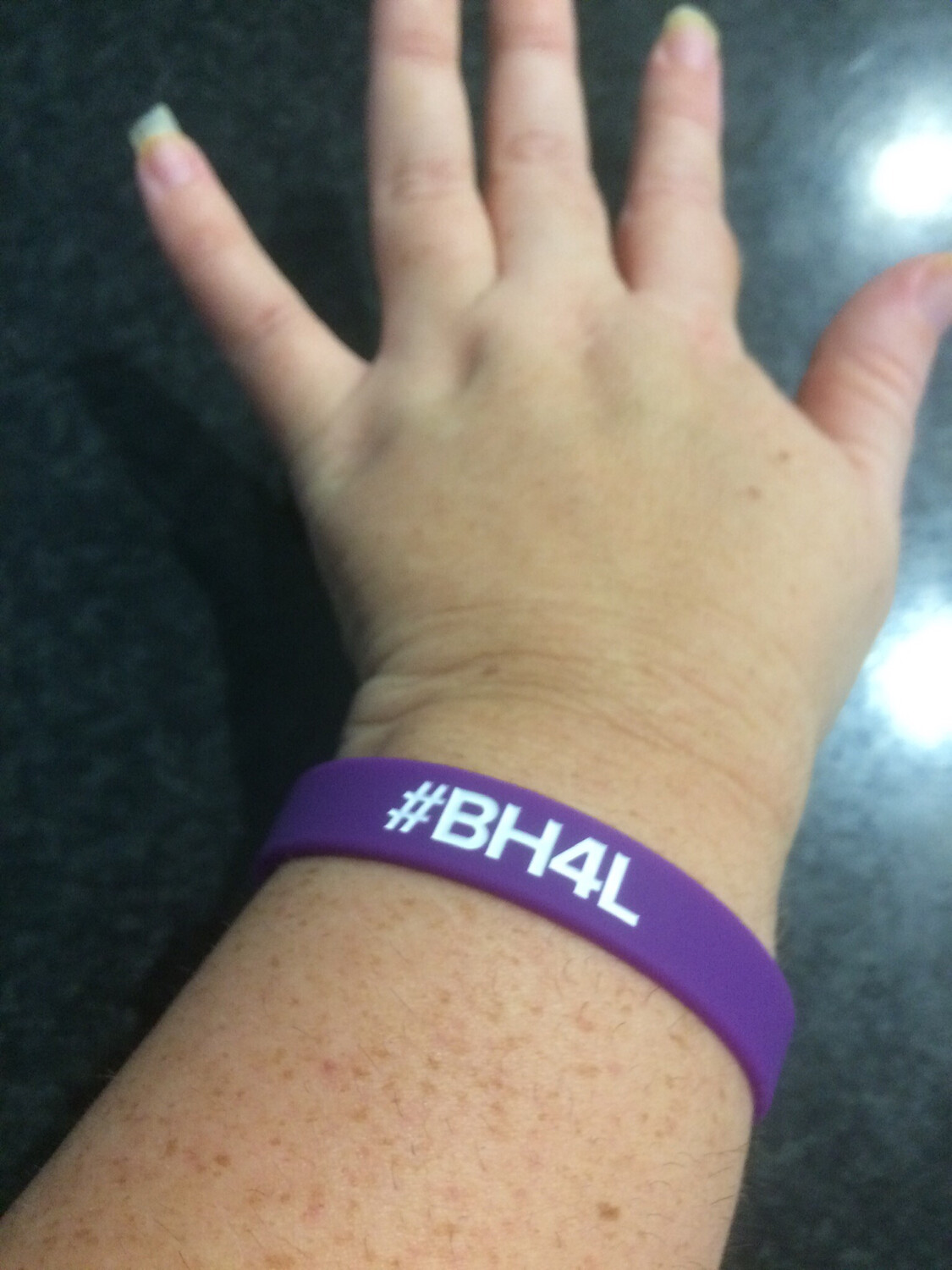 #BH4L Wristbands Purple Colour