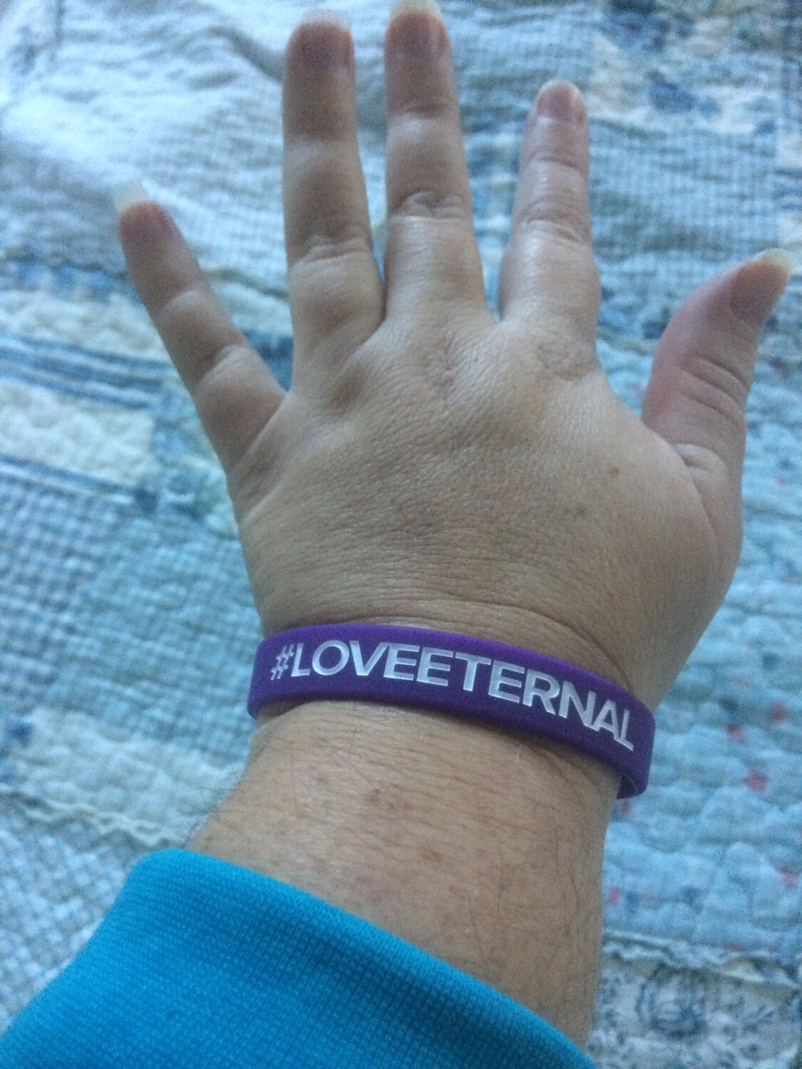 #LOVEETERNAL Wristbands Purple Colour