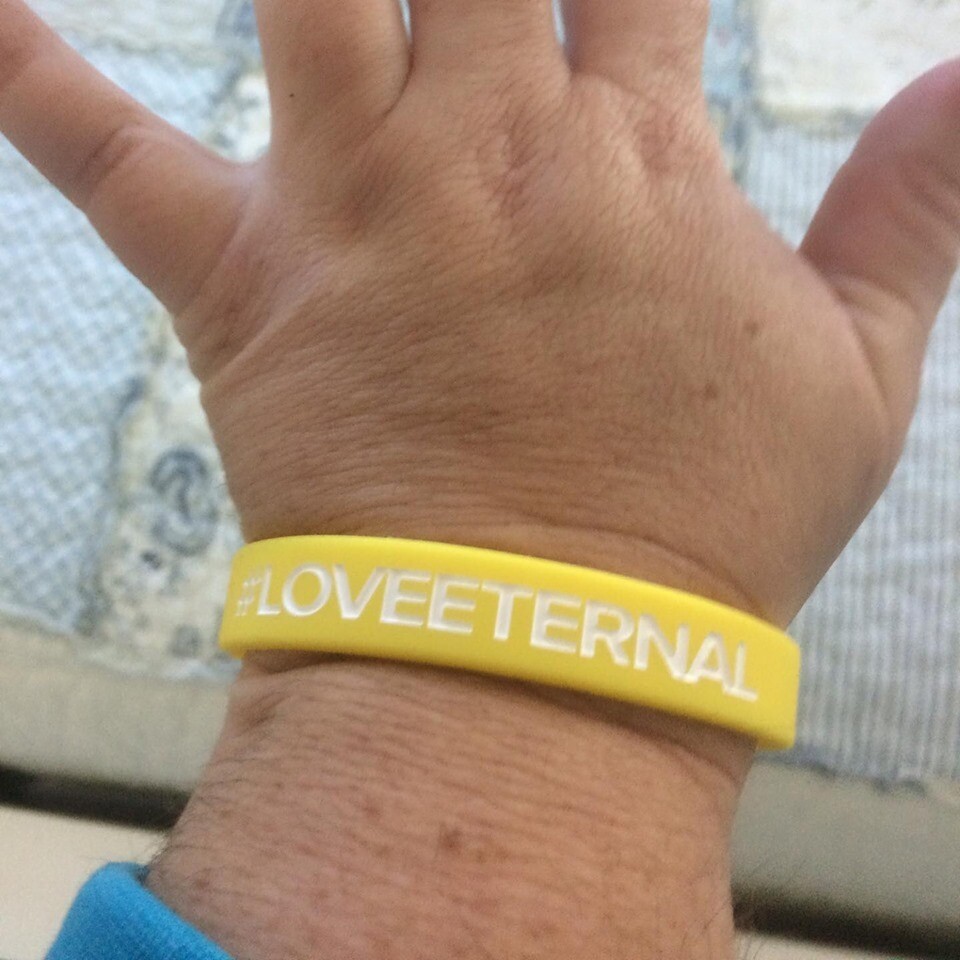 #LOVEETERNAL Wristbands Yellow Colour