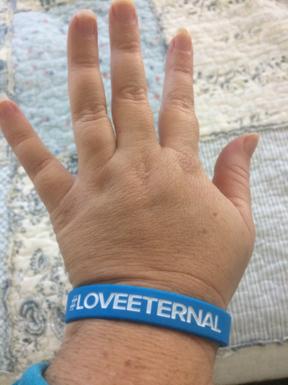 #LOVEETERNAL Wristbands Blue Colour