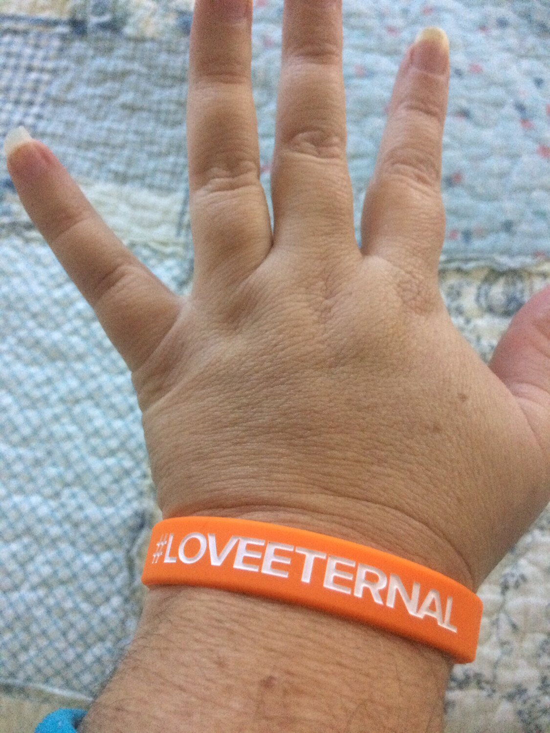 #LOVEETERNAL Wristbands Orange Colour