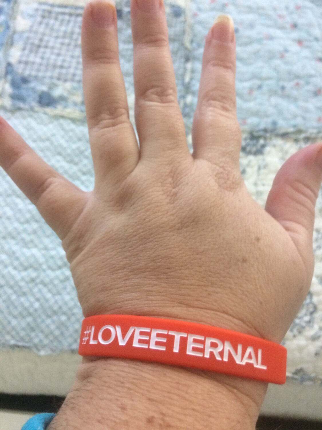 #LOVEETERNAL Wristbands Red Colour