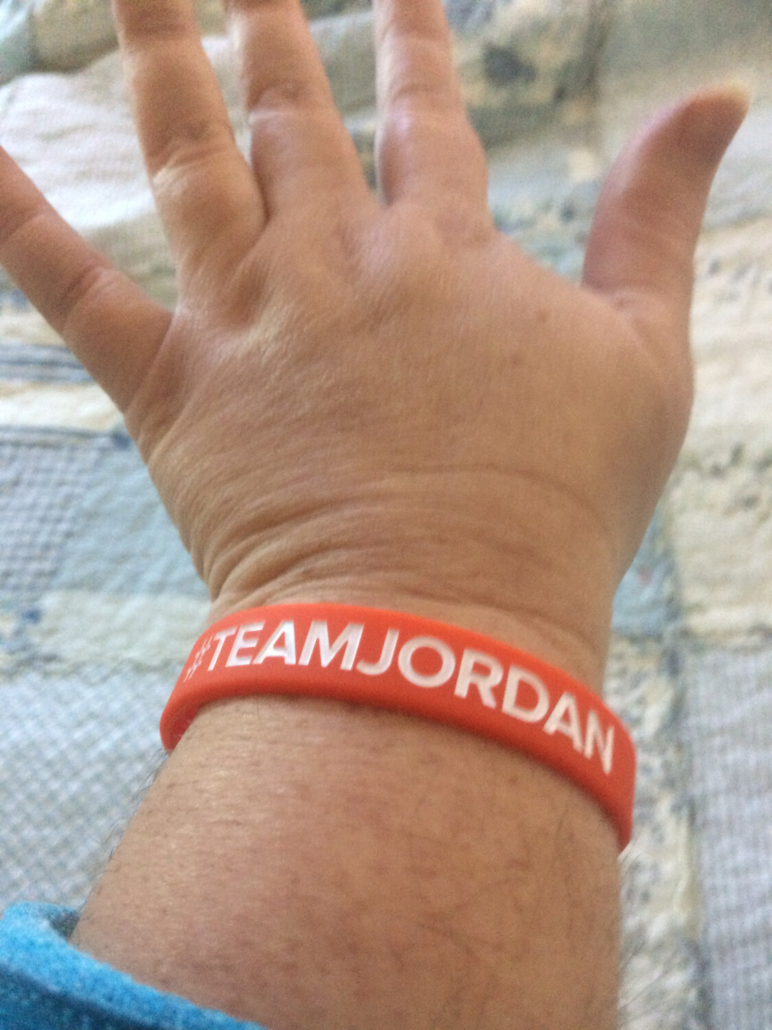 #TEAMJORDAN Wristbands Red Colour