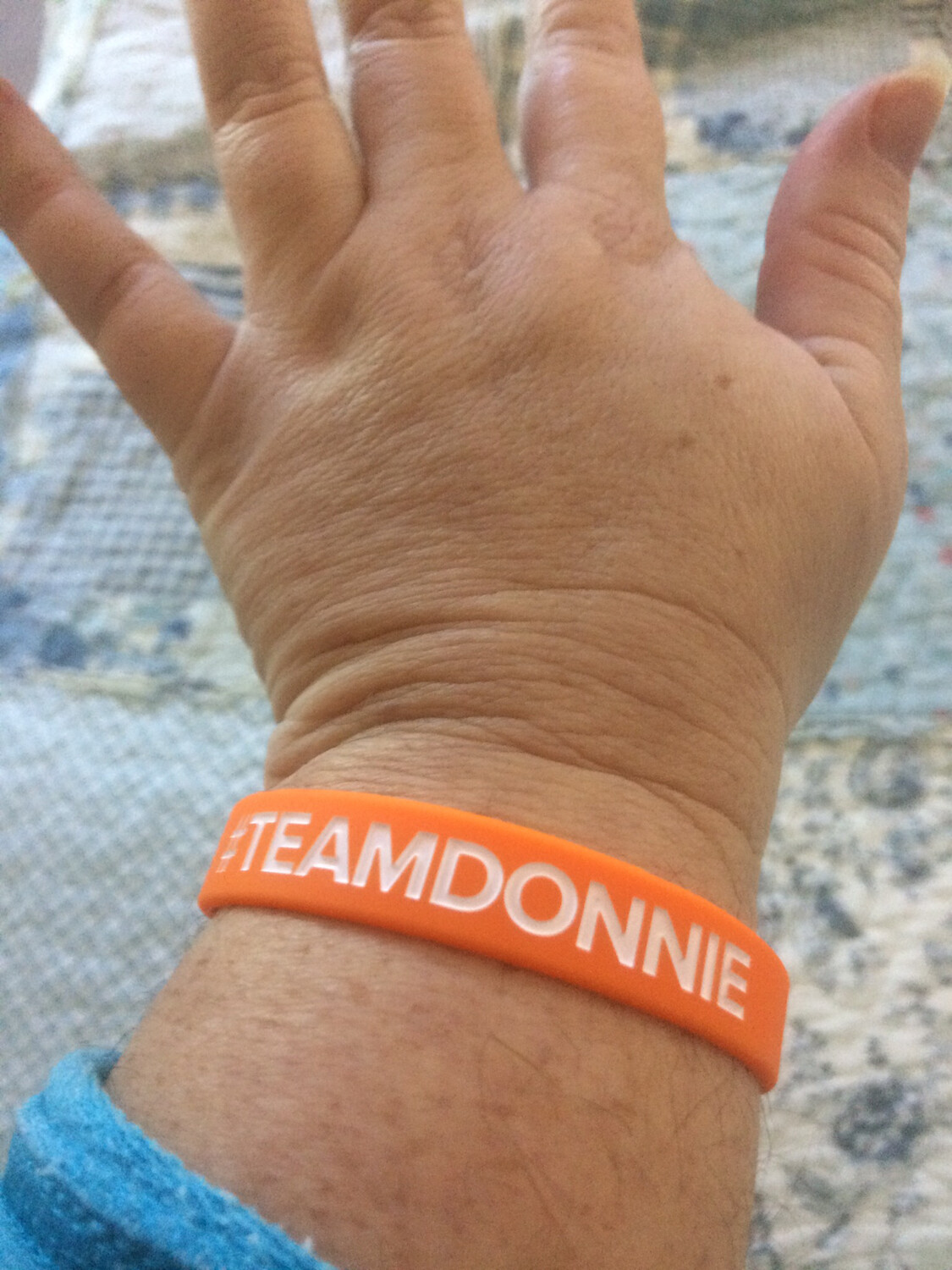 #TEAMDONNIE Wristbands Orange Colour