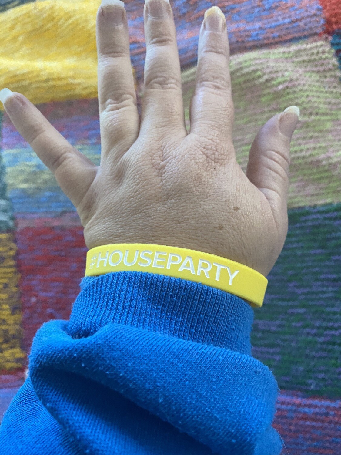 #HOUSEPARTY Wristbands Yellow Colour