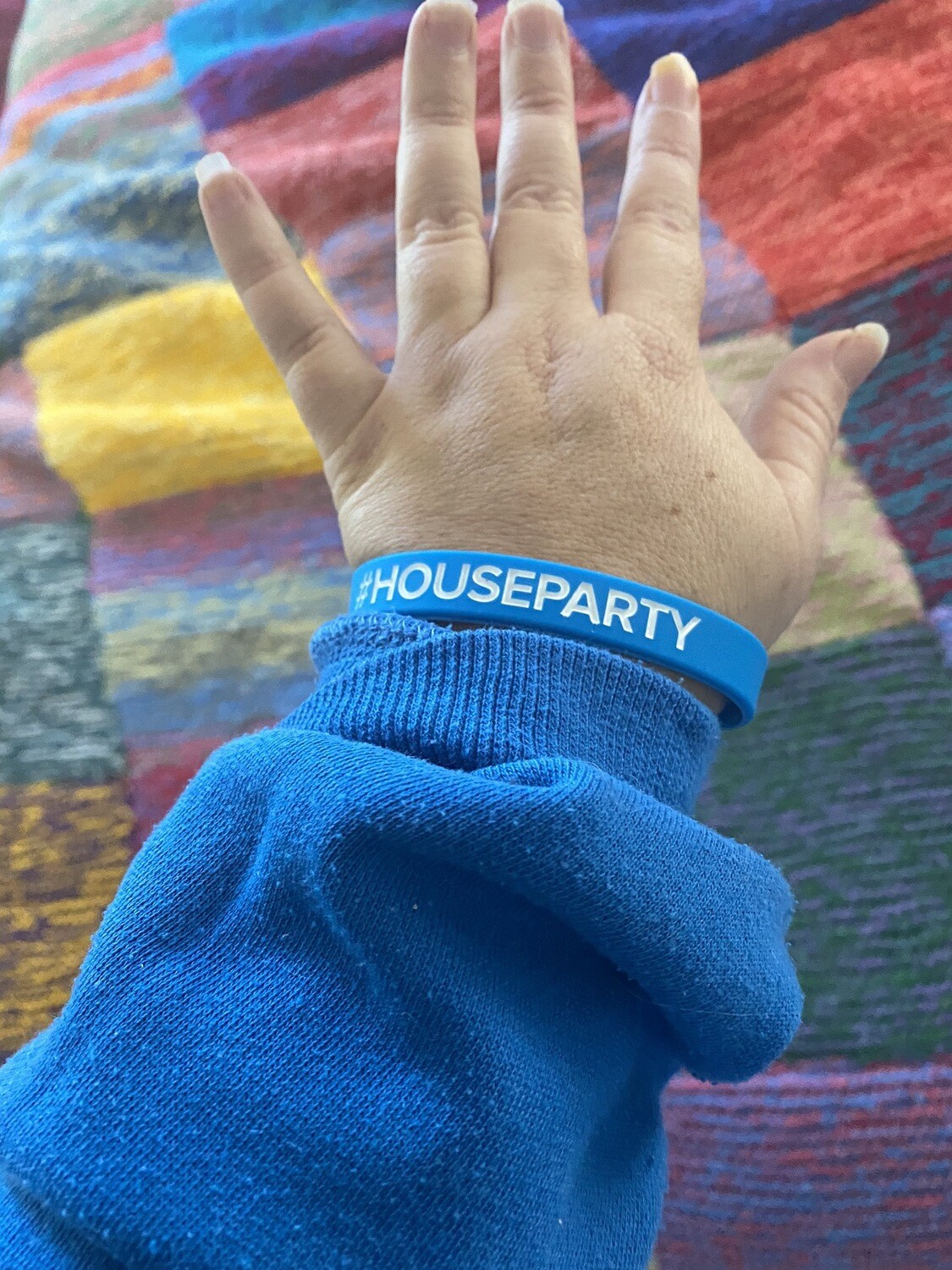 #HOUSEPARTY Wristbands Blue Colour