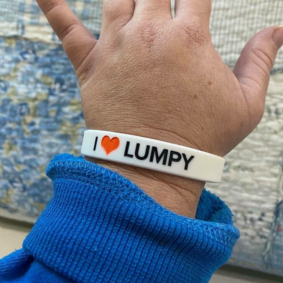 I 🧡 LUMPY Wristbands
