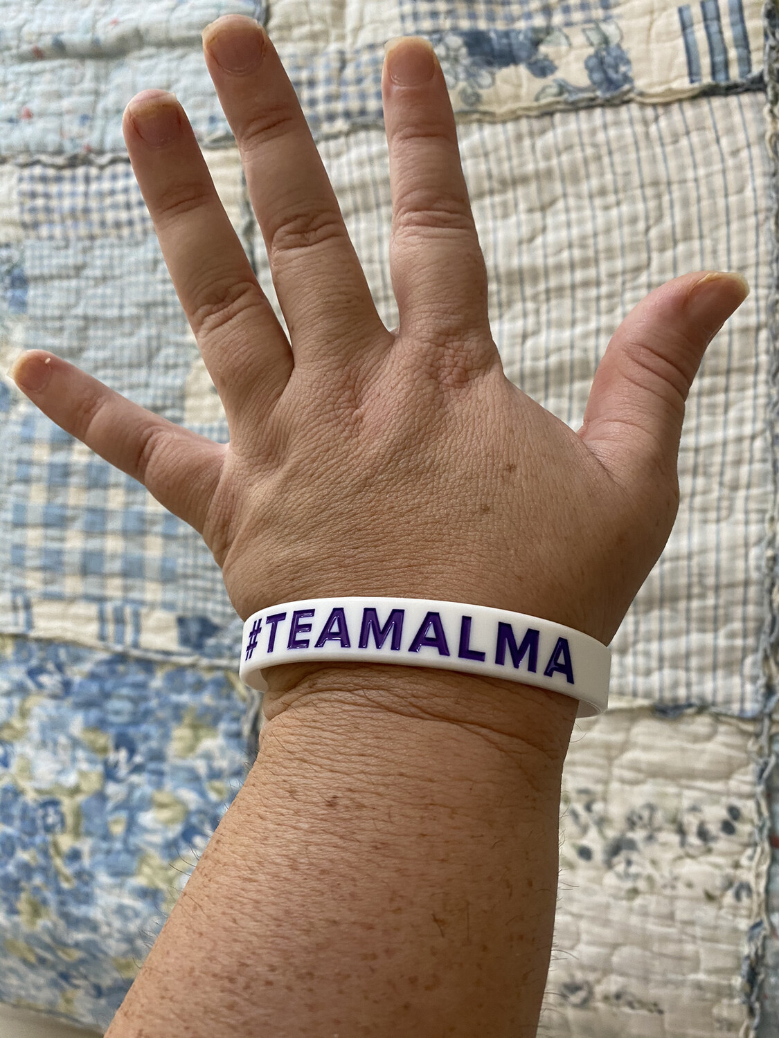  #TEAMALMA Wristbands 